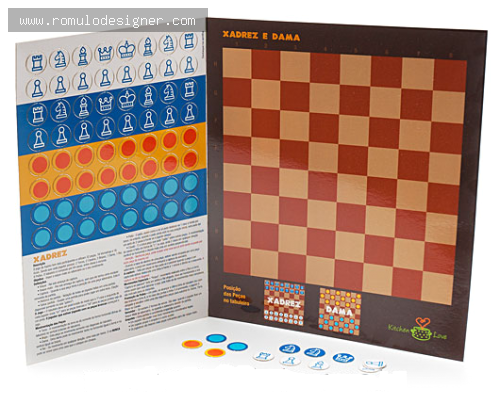 Tabuleiro de Xadrez para 4 jogadores - Soft Mouse Pad